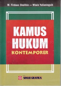 Kamus hukum kontemporer