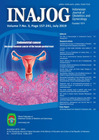 INAJOG (Indonesian Journal of Obstetrics and Gynecology): Vol. 7 (3), July 2019