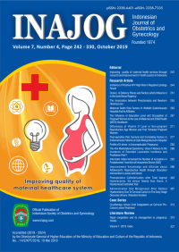 INAJOG (Indonesian Journal of Obstetrics and Gynecology): Vol. 7 (4) October 2019