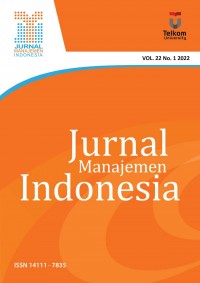 Jurnal Manajemen Indonesia Vol. 22 No. 1 April 2022