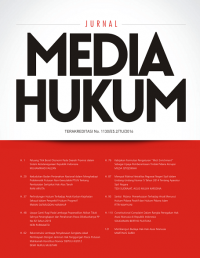 Jurnal Media Hukum Vol. 28 No.1 June 2021