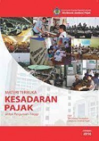 Materi terbuka kesadaran pajak untuk perguruan tinggi