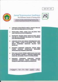 Jurnal  Keperawatan Soedirman (The Soedirman Journal of Nursing ) SJN ,Vol. 12 (1)  Maret 2017 hal. 1-66