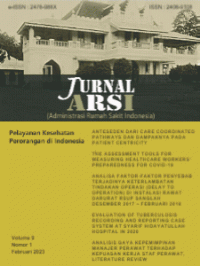 Jurnal ARSI (Administrasi Rumah Sakit Indonesia) Vol. 10, No. 1, Februari 2024