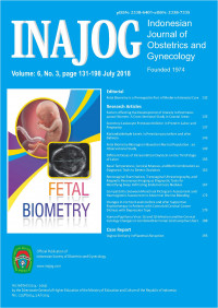 INAJOG (Indonesian Journal of Obstetrics and Gynecology); Vol. 6 (3) July 2018